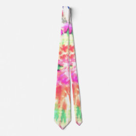 *~* Retro. Hipster Rainbow Psychodelische Gefärbte Krawatte