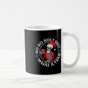 Retro Ho Ho Heiliges Was für ein Jahr Lustiges Ske Kaffeetasse