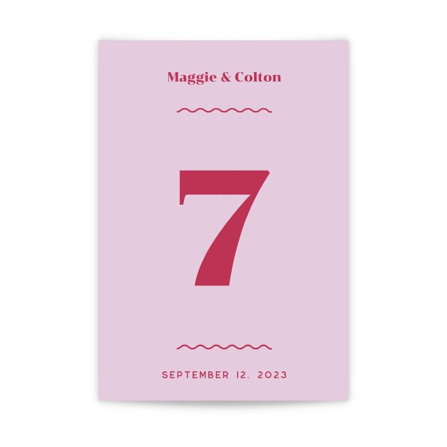 Retro-Hochzeitstil-Tischnummer Tischnummer (Von Creator hochgeladen)