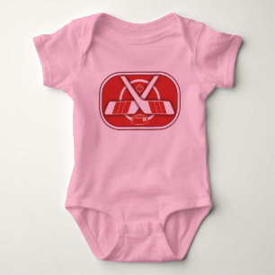 Retro Hockey Kanada Baby Strampler