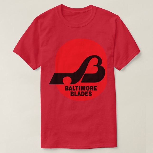 Retro Hockey WHA Baltimore Blades Hockey Team T-Shirt (Design vorne)