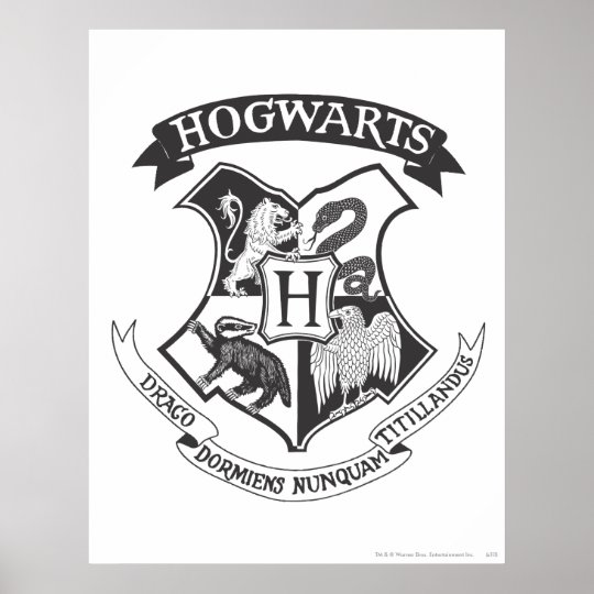 Retro Hogwarts Wappen Harry Potter | Poster | Zazzle.ch