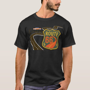 Retro holen Sie Ihre Kicks auf der Route 66 ab T-Shirt