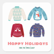 Retro Holiday Ugly Sweater Christmas Party