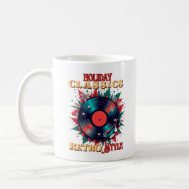 Retro Holiday Vinyl Magic Kaffeetasse