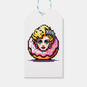 Retro Hollywood Icon - Pixel Art Pop Culture Geschenkanhänger