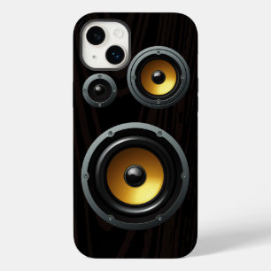 Retro hölzernes Korn-Lautsprecher-Trio Case-Mate iPhone Hülle