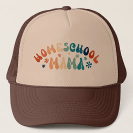 Retro Homeschool Mama Mama Truckerkappe