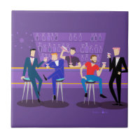 Retro homosexuelle Bar-Keramik-Fliese