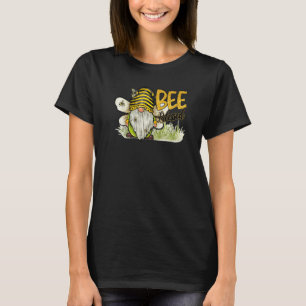 Retro Honey Bee Gnome Bee Seligen Kindness Inspira T-Shirt