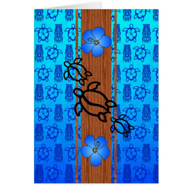 Retro Honu Surfboard (Vorne)