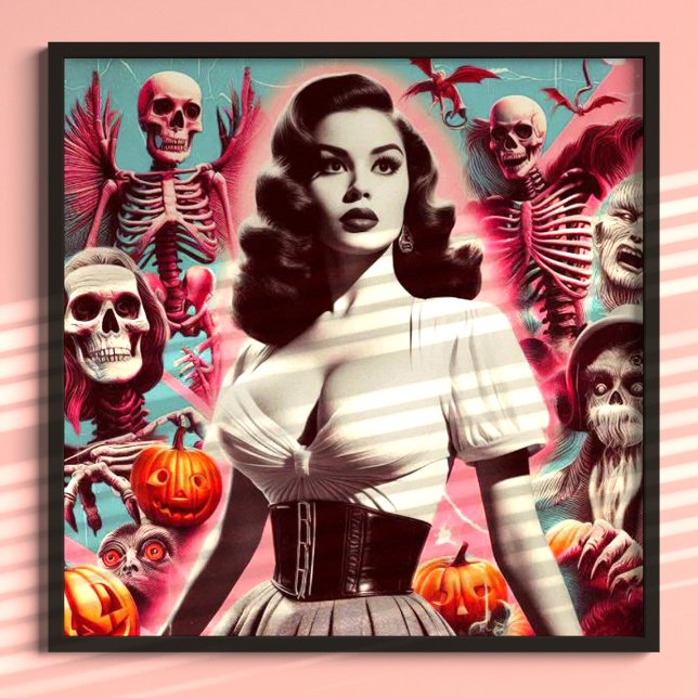 Retro Horror Girl Poster (Von Creator hochgeladen)