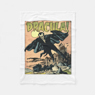 Retro Horror Movie Monster Vampire Vintag Hallowag Fleecedecke