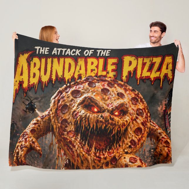 Retro-Horrorfilm-Fleece-Decke Fleecedecke (Beispiel)