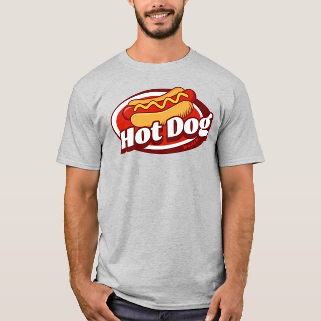 Retro Hot Dog Monat T-Shirt (Vorderseite)
