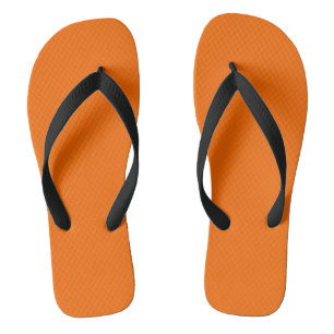 RETRO HOT ORANGE ERWACHSENE FARBE FLIP FLOPS