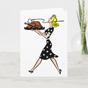 RETRO HOUSEWIFE ERNTEDANK CARDS KARTE