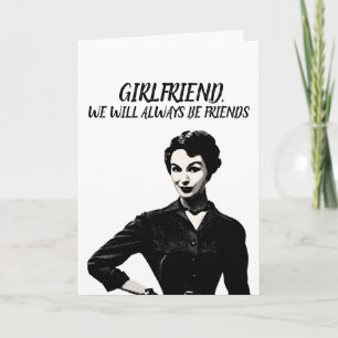 RETRO HOUSEWIFE FUNNY BIRTHDAY FEMALE FRIEND CARD KARTE