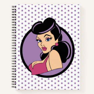 Retro-Hübsches FrauenNotebook Notizbuch