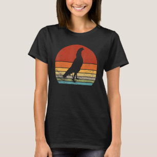 Retro-Huhn Vintage-Hühnersilhouette Tier 8 T-Shirt