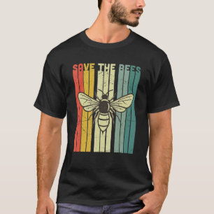Retro Hummel Imker Vintage Rettet die Bienen Biene T-Shirt