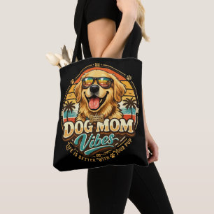 Retro-Hundemutter-Vibes Golden Retriever Tasche