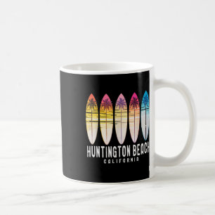 Retro Huntington Beach Kalifornien Surfer Surfen Kaffeetasse