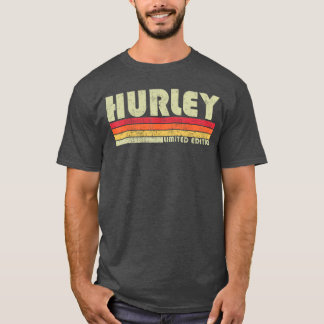 Retro Hurley Heimatstaat Cool 70er 80er Stil Sonne T-Shirt