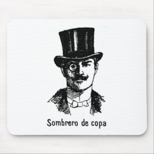 Retro-Hüte-Mauspad Mousepad