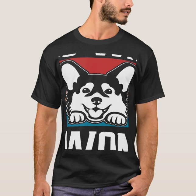 Retro I Do, was ich Gewollt Hund-unabhängige Rebel T-Shirt (Vorderseite)