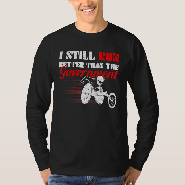 Retro I läuft noch besser als das Rad der Regierun T-Shirt (Vorderseite)