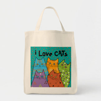 Retro i Liebe Cats Grotto America Tragetasche
