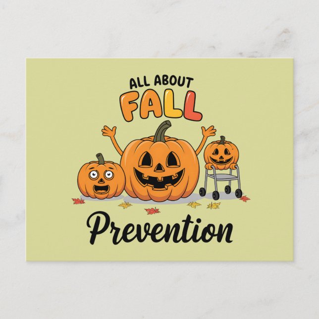 Retro-I-Liebe - Herbstprävention Postkarte (Vorderseite)