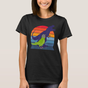 Retro I Tyrannosaurus Rex I. schreit auf Dusky T-Shirt