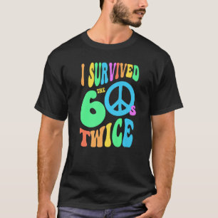 Retro I ÜBERLEBTE DIE SECHSTEN ZWEIMAL 70. Geburts T-Shirt