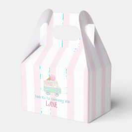 Retro Ice Creme Social Ice Truck Gesichtskasten Geschenkschachtel
