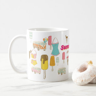 Retro Ice Creme Summer Party Kaffeetasse