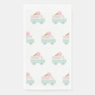 Retro Ice Creme Truck Party Serviette