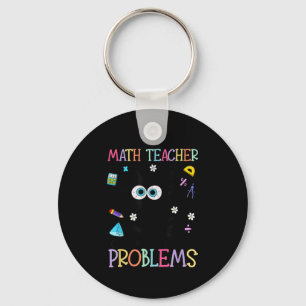Retro Ich Bin Ein Mathelehrer Natürlich Habe Ich P Schlüsselanhänger
