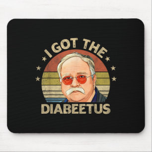 Retro Ich habe Diabeetus Lustige Diabetes Typ 1 2 Mousepad