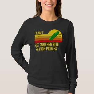 Retro ich kann nicht noch einen Biss essen, oh, sc T-Shirt