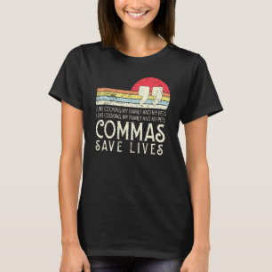Retro Ich koche gerne meine Familie und Haustiere T-Shirt