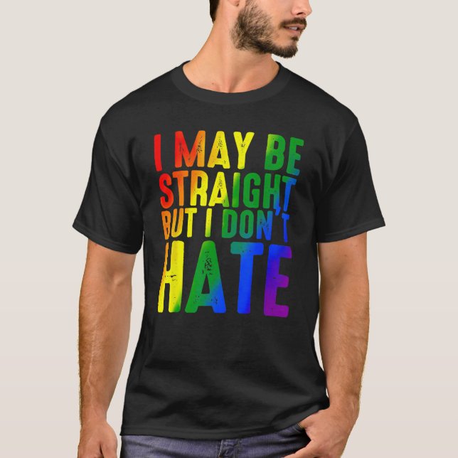 Retro Ich mag gerade sein, aber ich hasse keinen R T-Shirt (Vorderseite)