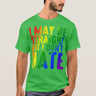 Retro Ich mag gerade sein, aber ich hasste Rainbow T-Shirt