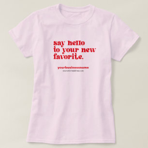 Retro Ihren neuen Favoriten   Branding für kleine  T-Shirt
