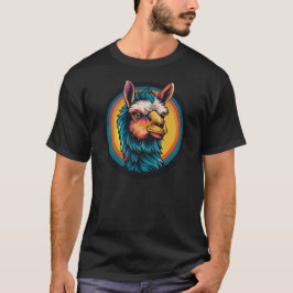 Retro Illama Classic Chill Vibes T-Shirt