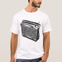 Retro Illustration Radio T-Shirt