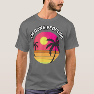 Retro Im Fertigen LeuteIntrovertierte nicht sozial T-Shirt
