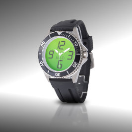 Retro-Imitat Digitaler Vater Mit Monogramm Uhr