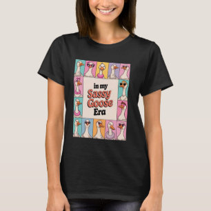 Retro in meiner albernen Gans-Ära Lustiger Tierlie T-Shirt